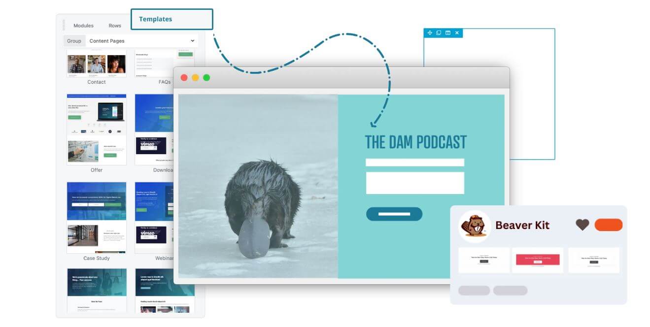 Beaver builder templates