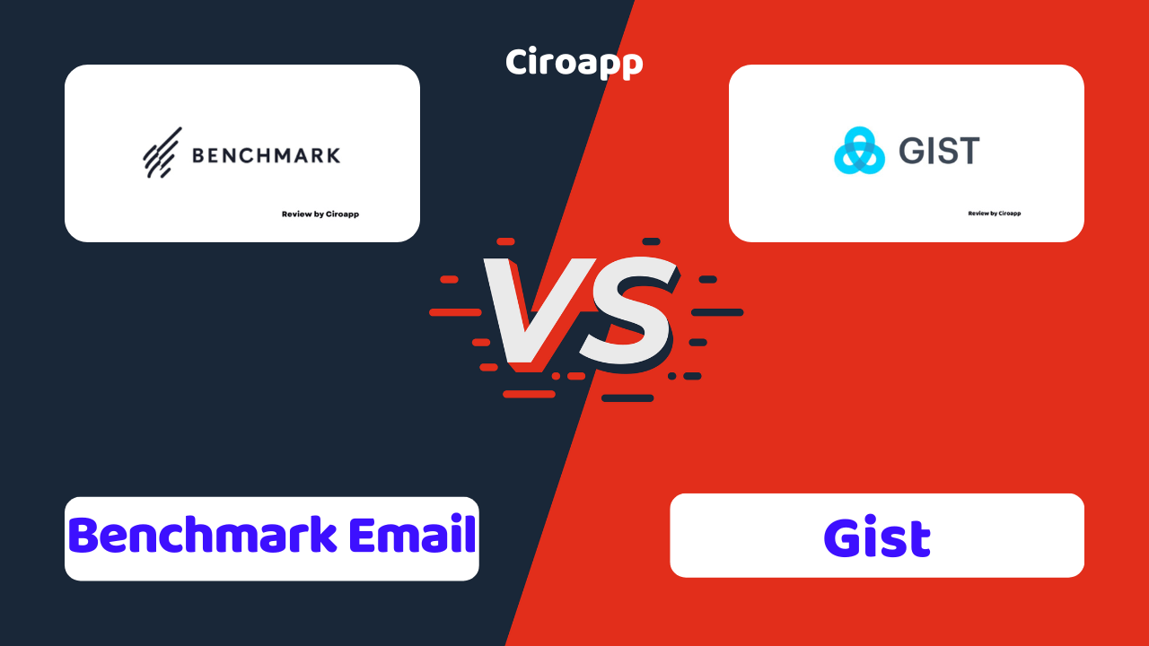 Benchmark Email vs Gist