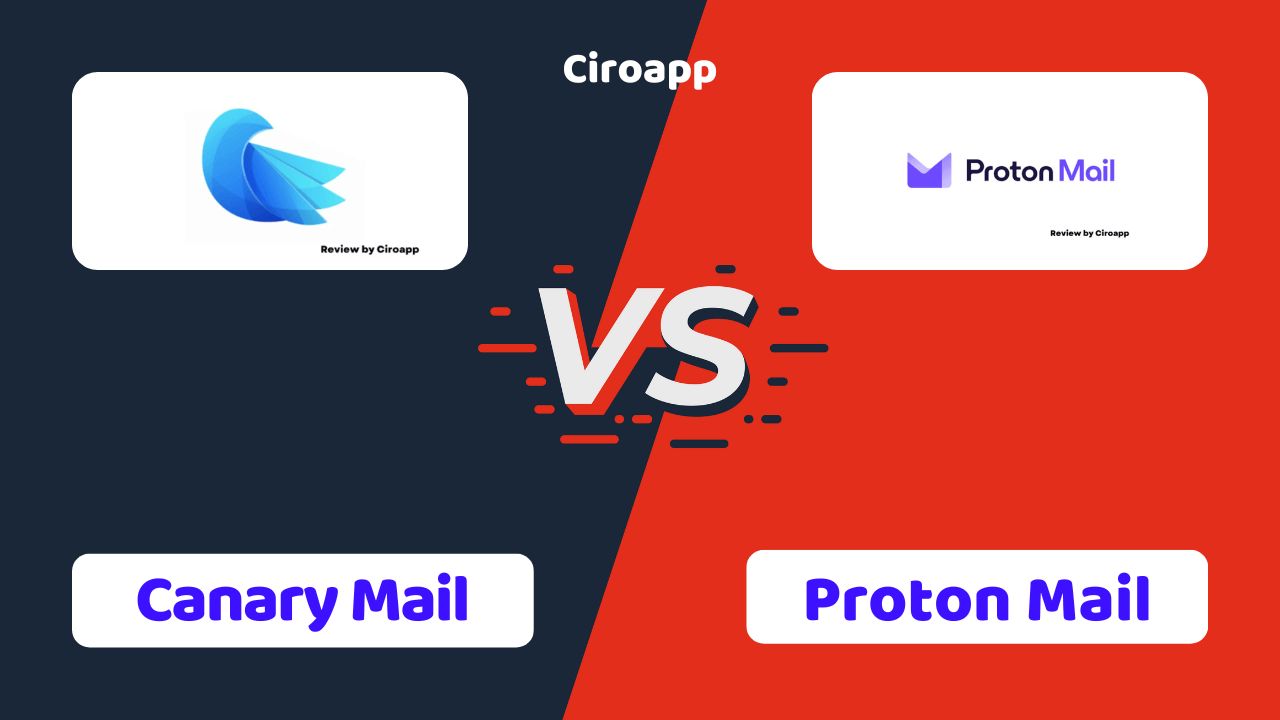 Canary Mail vs Proton Mail