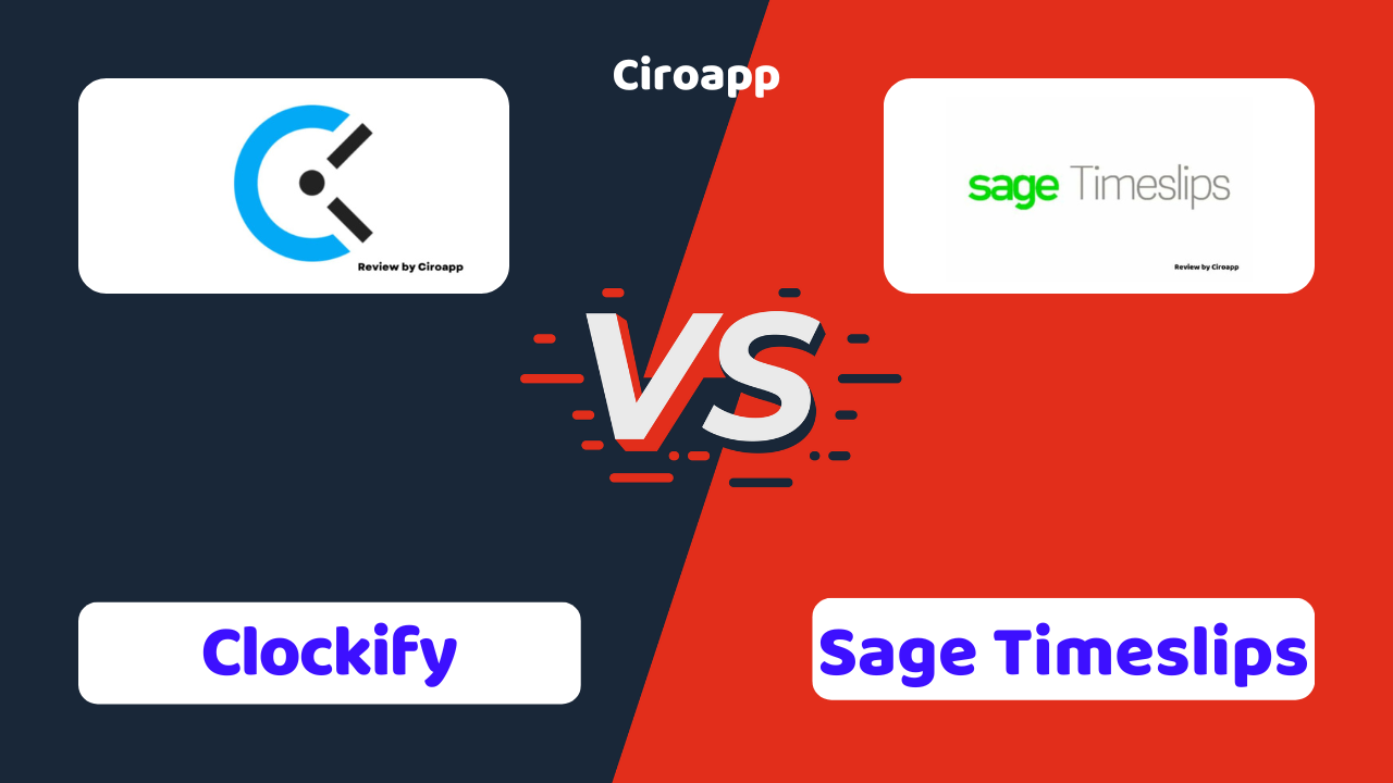 Clockify vs Sage Timeslips