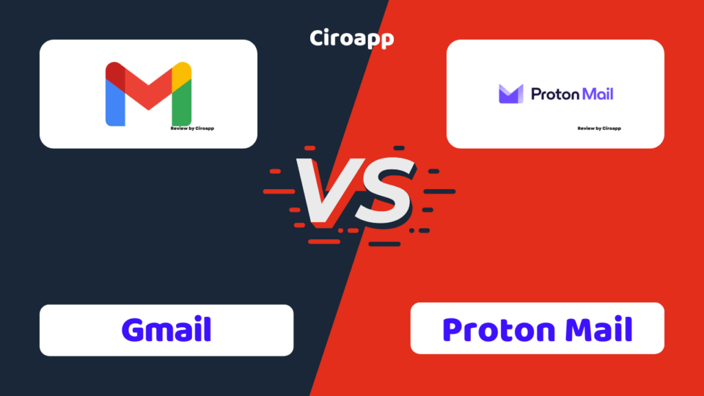 what is the difference between gmail and proton mail