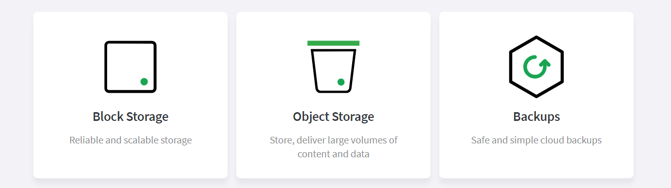 Linode storage