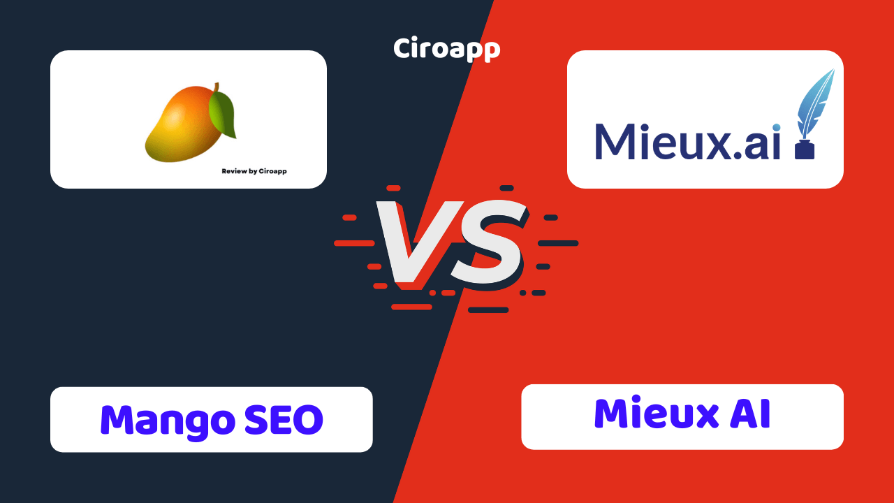 Mango SEO vs Mieux AI