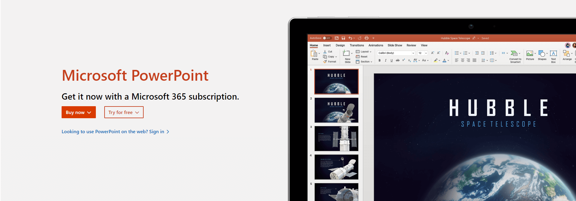 Microsoft PowerPoint 封面