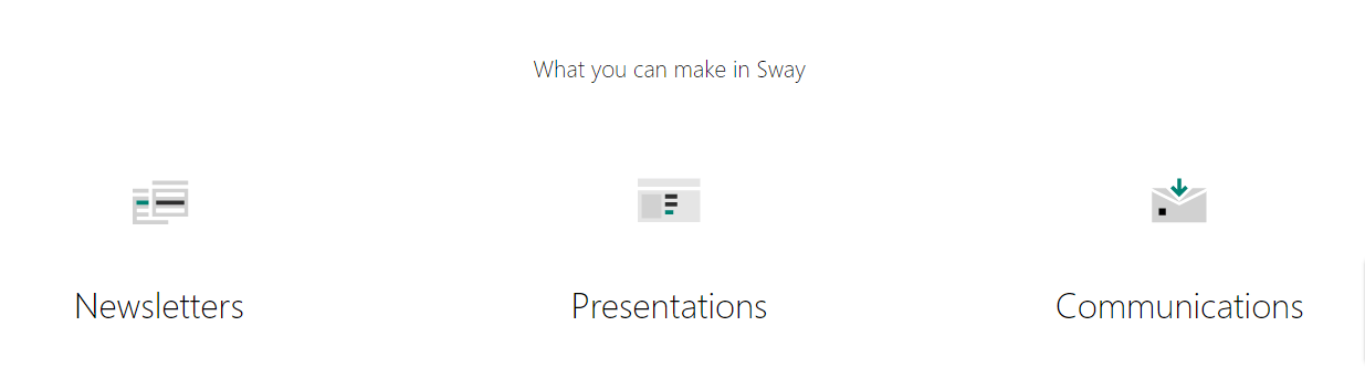 Las características de Microsoft Sway 1