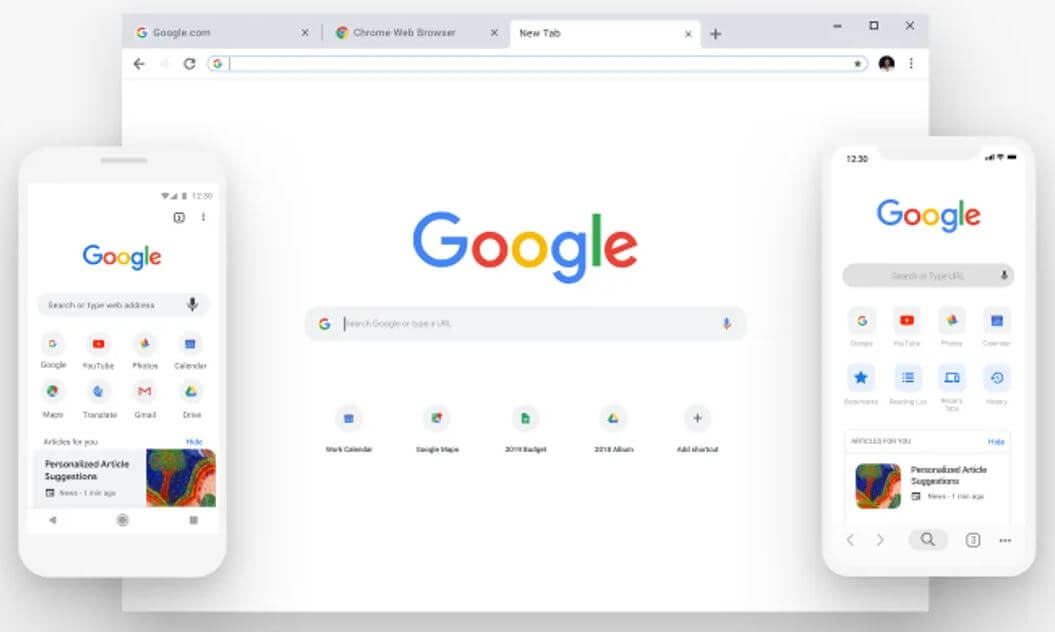 Interface de Chrome