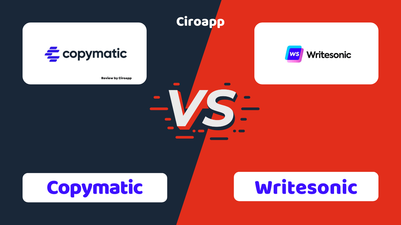 Copymatic vs Writesonic