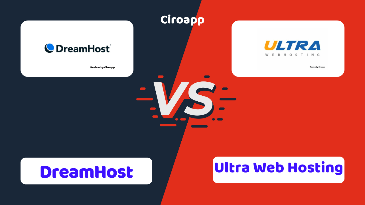 DreamHost vs 울트라 웹 호스팅