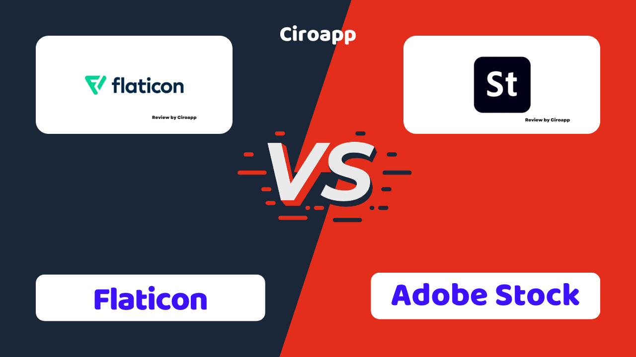 Flaticon vs 어도비 스톡