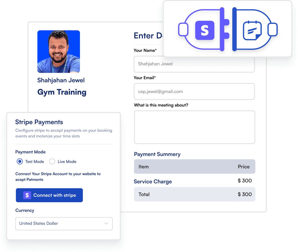 FluentBooking платные встречи