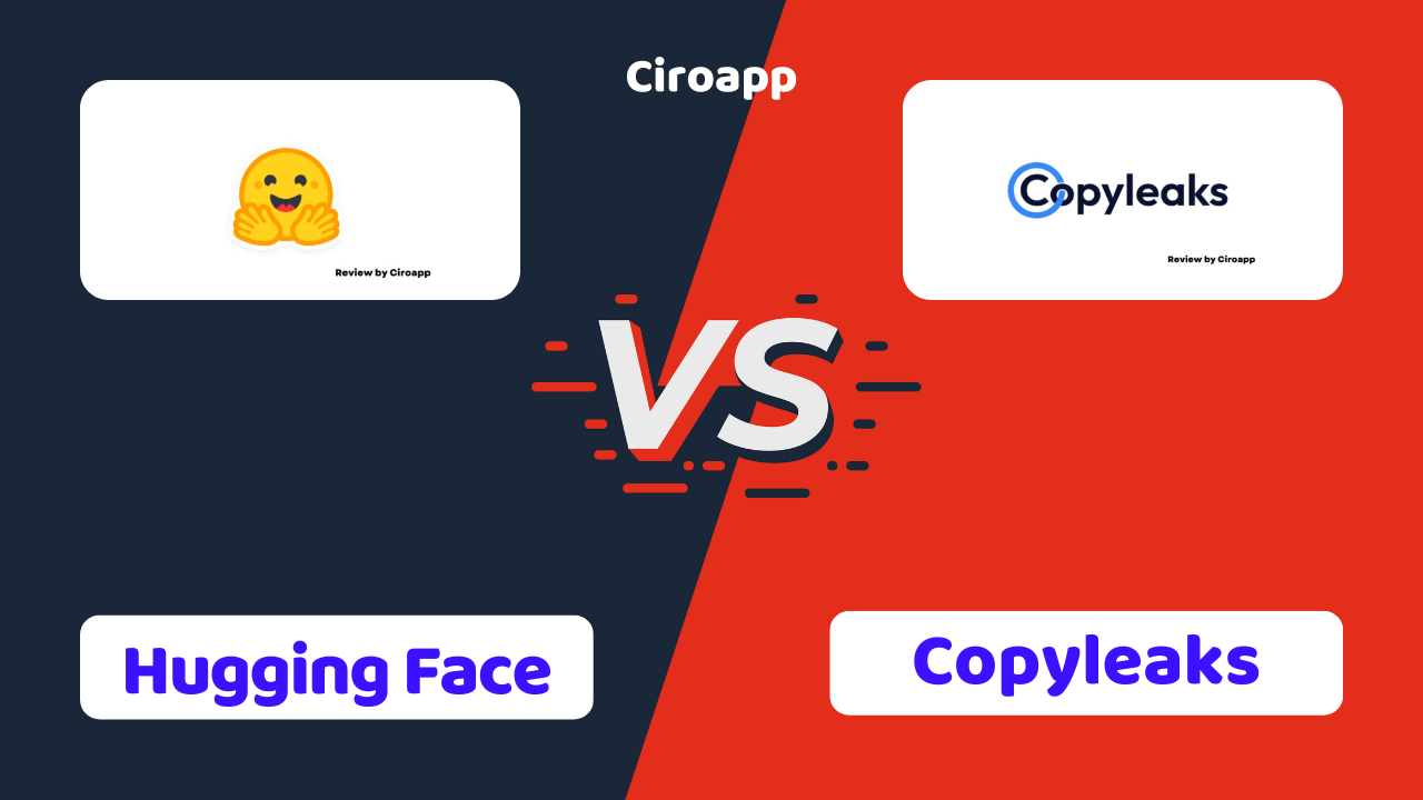 موارد استفاده از Hugging Face vs Copyleaks