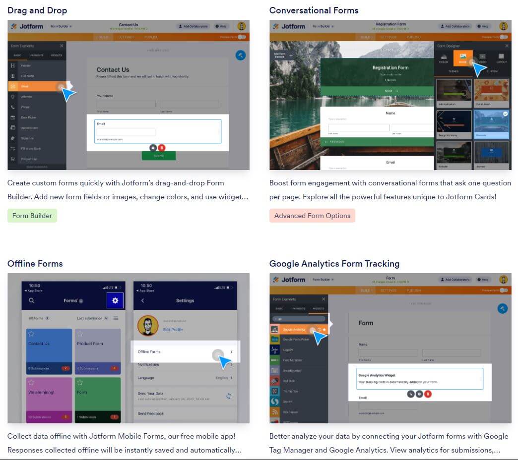 Jotform features 2