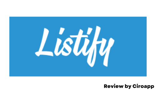 Listify Review, Pricing, Features with Pros and Cons