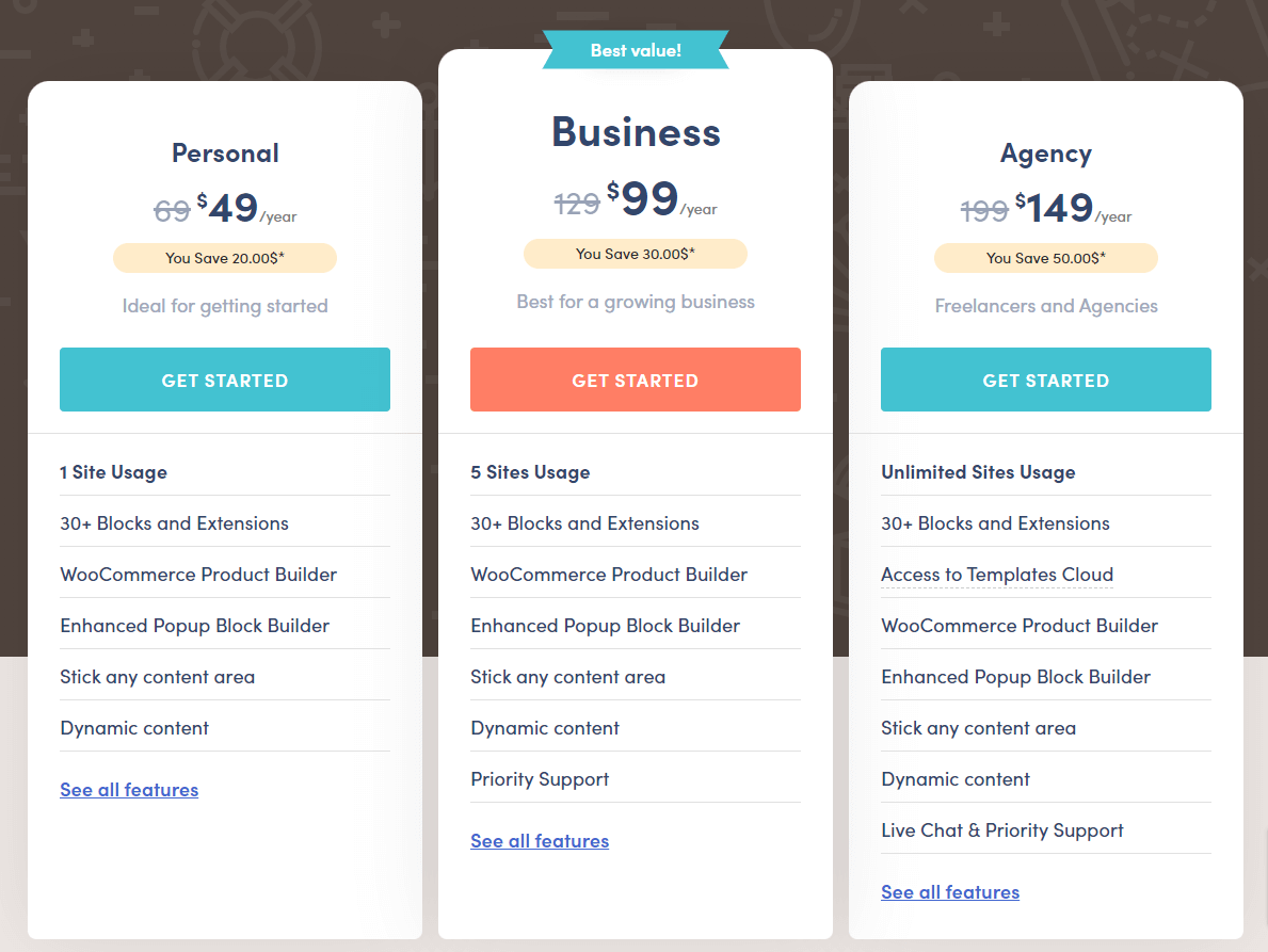 Otter Blocks pricing