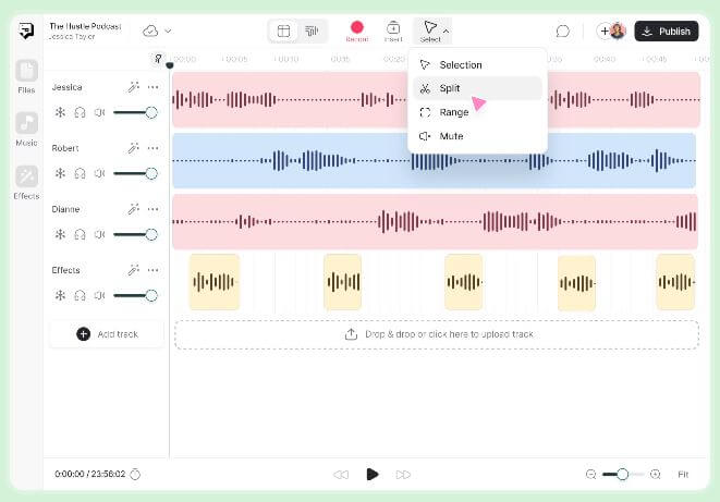 PodCastle audio editor