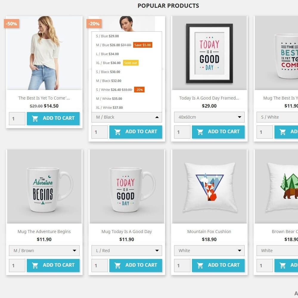 Produse Prestashop