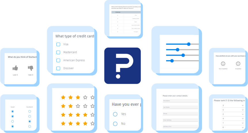 Types de questions QuestionPro