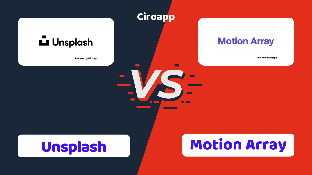 Unsplash vs Motion Array