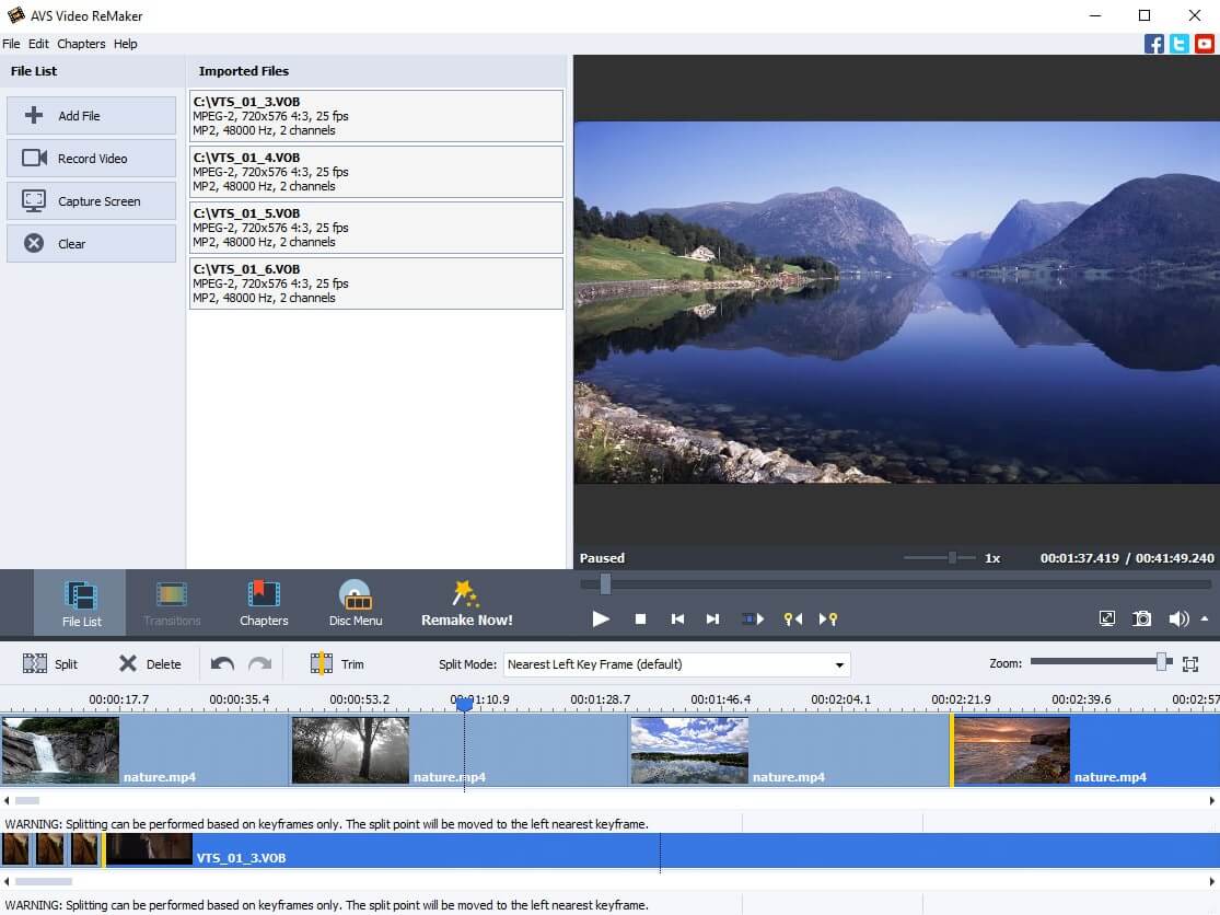 AVS4YOU video remaker