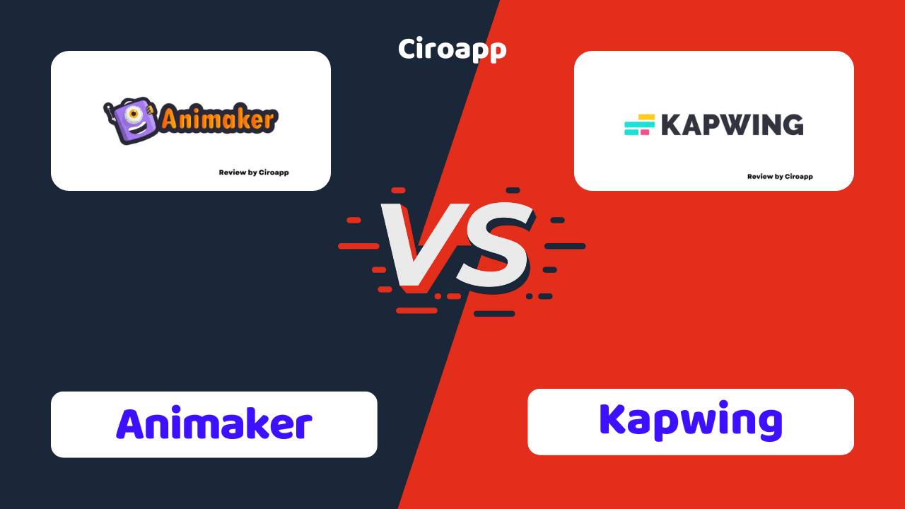 Animaker vs Kapwing