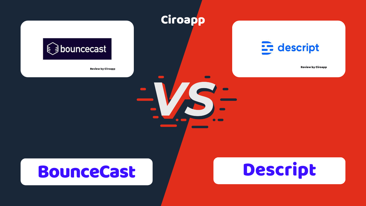 BounceCast vs Descript