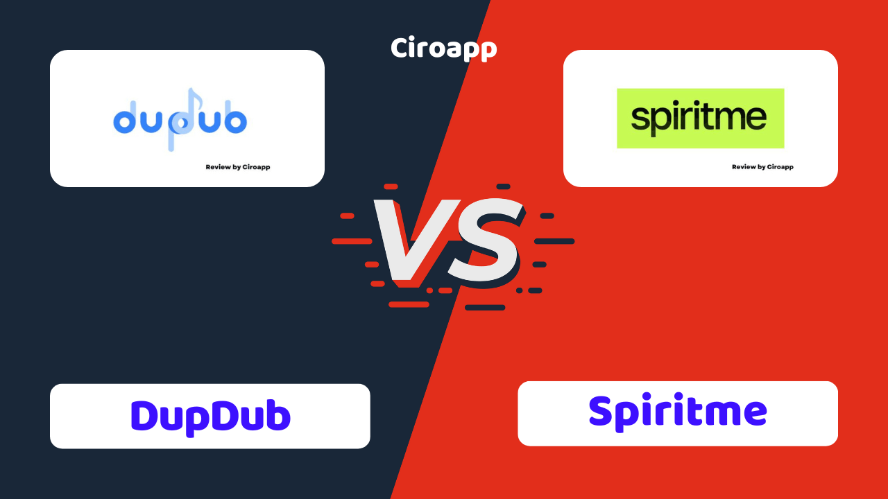 DupDub vs Spiritme