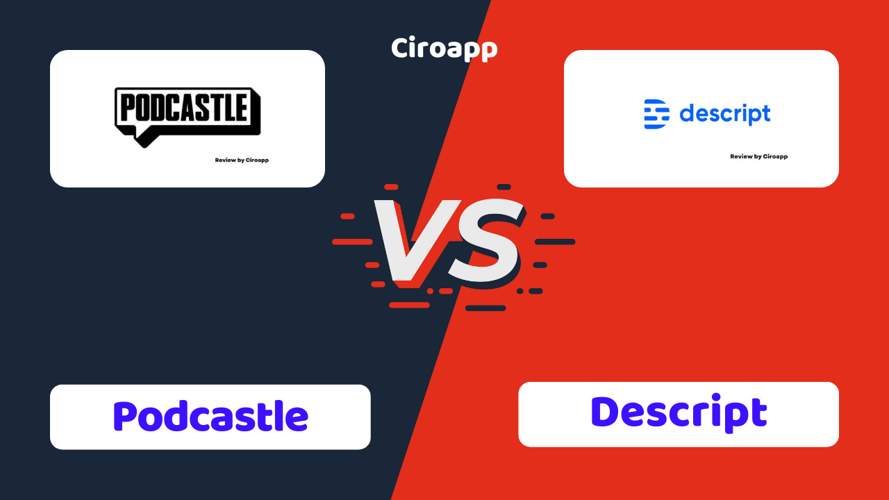 Podcastle vs Descript