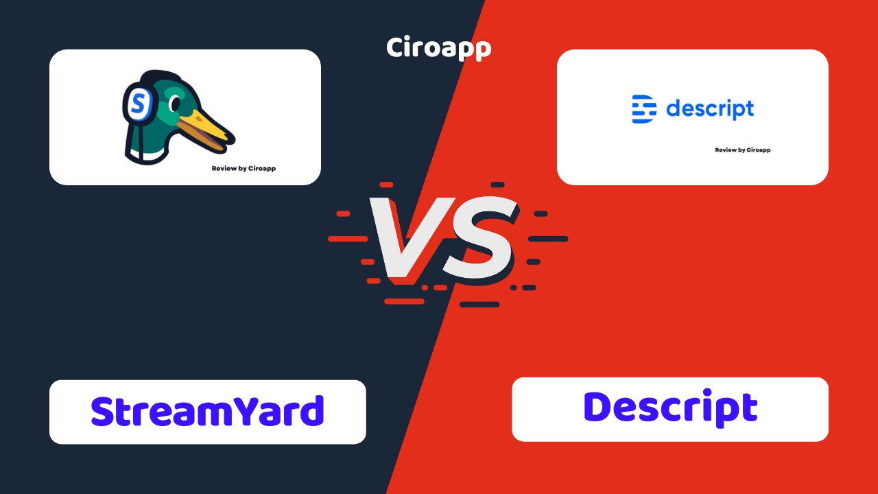 StreamYard vs Descript