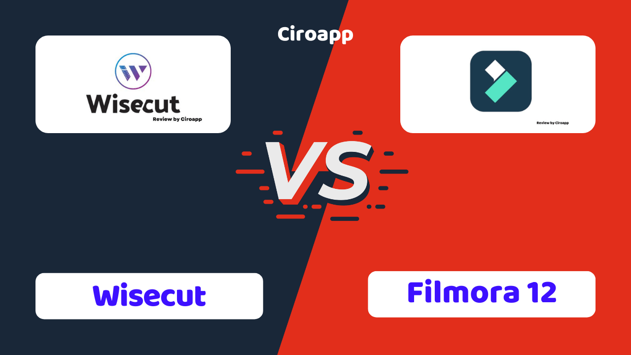 Wisecut vs Filmora 12