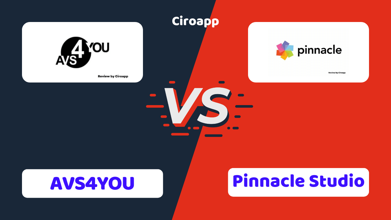 AVS4YOU vs Pinnacle Studio