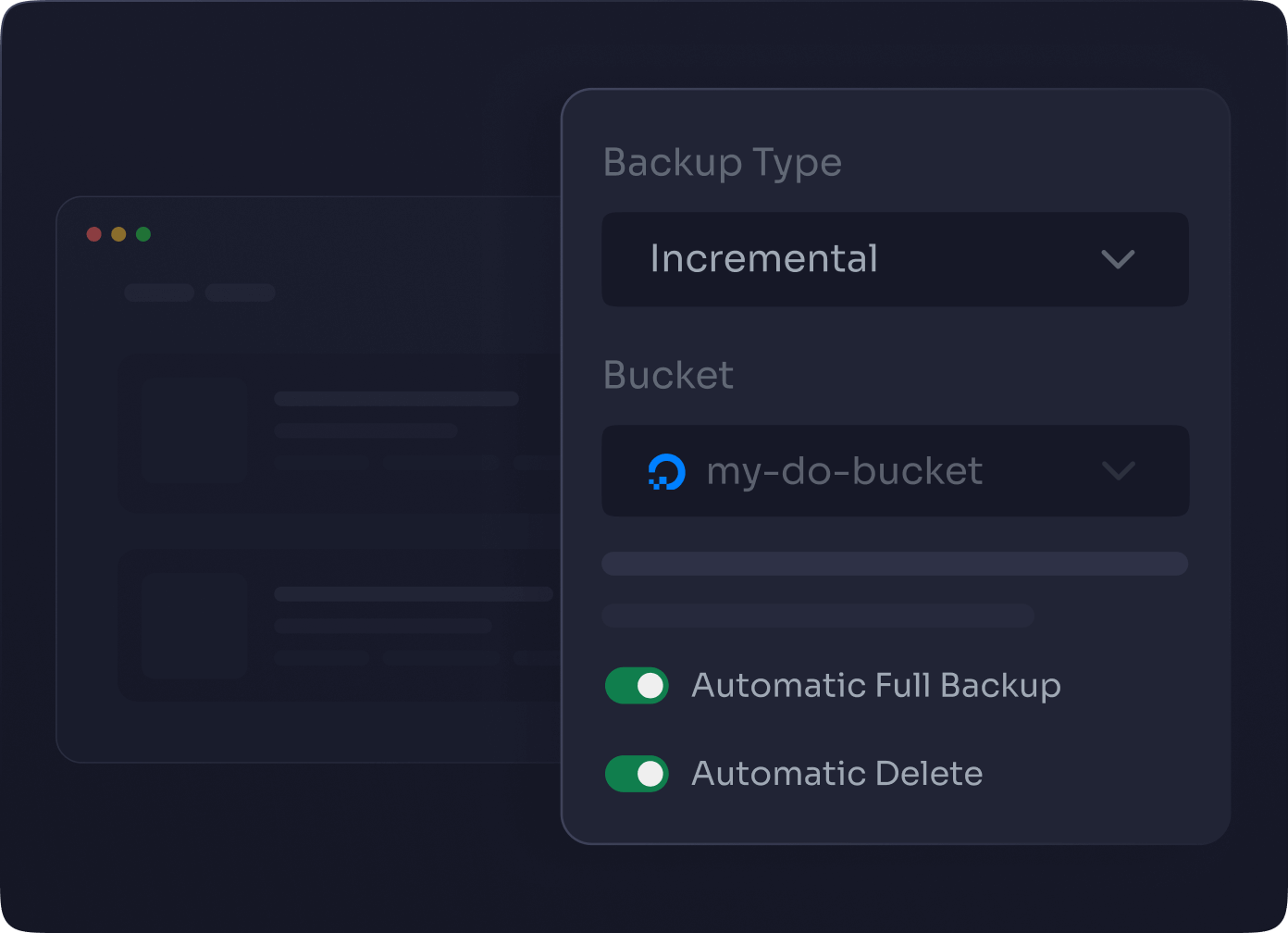 xCloud backup features