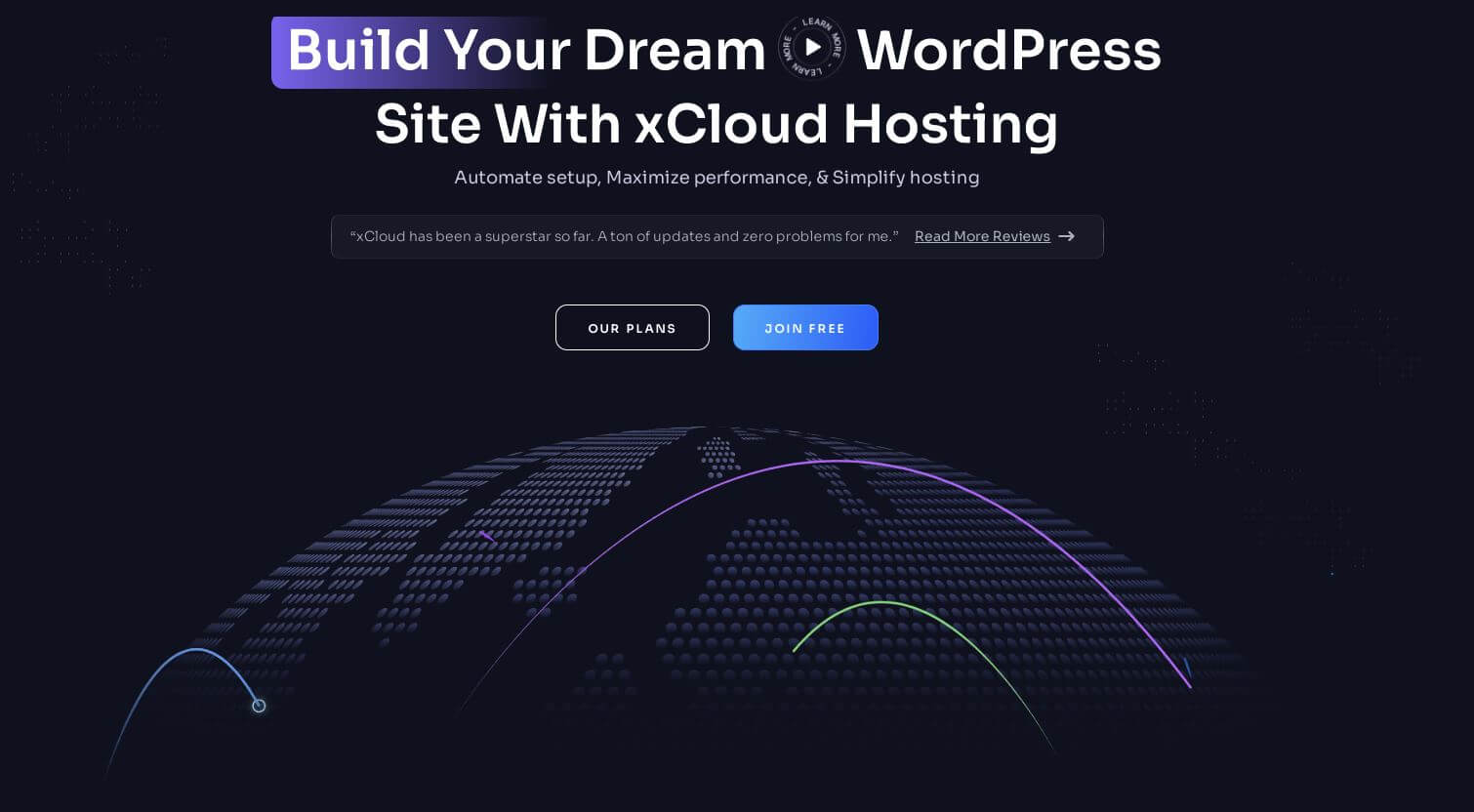 xCloud home page