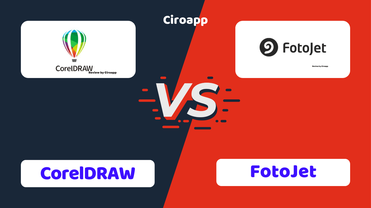 CorelDRAW vs FotoJet