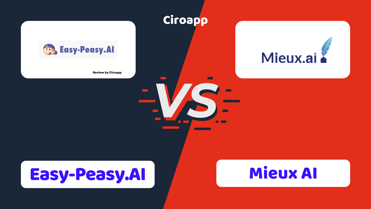 Easy-Peasy.AI vs Mieux AI