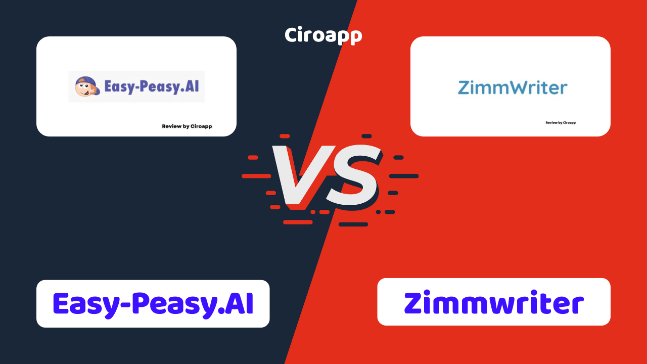 Easy-Peasy.AI vs Zimmwriter