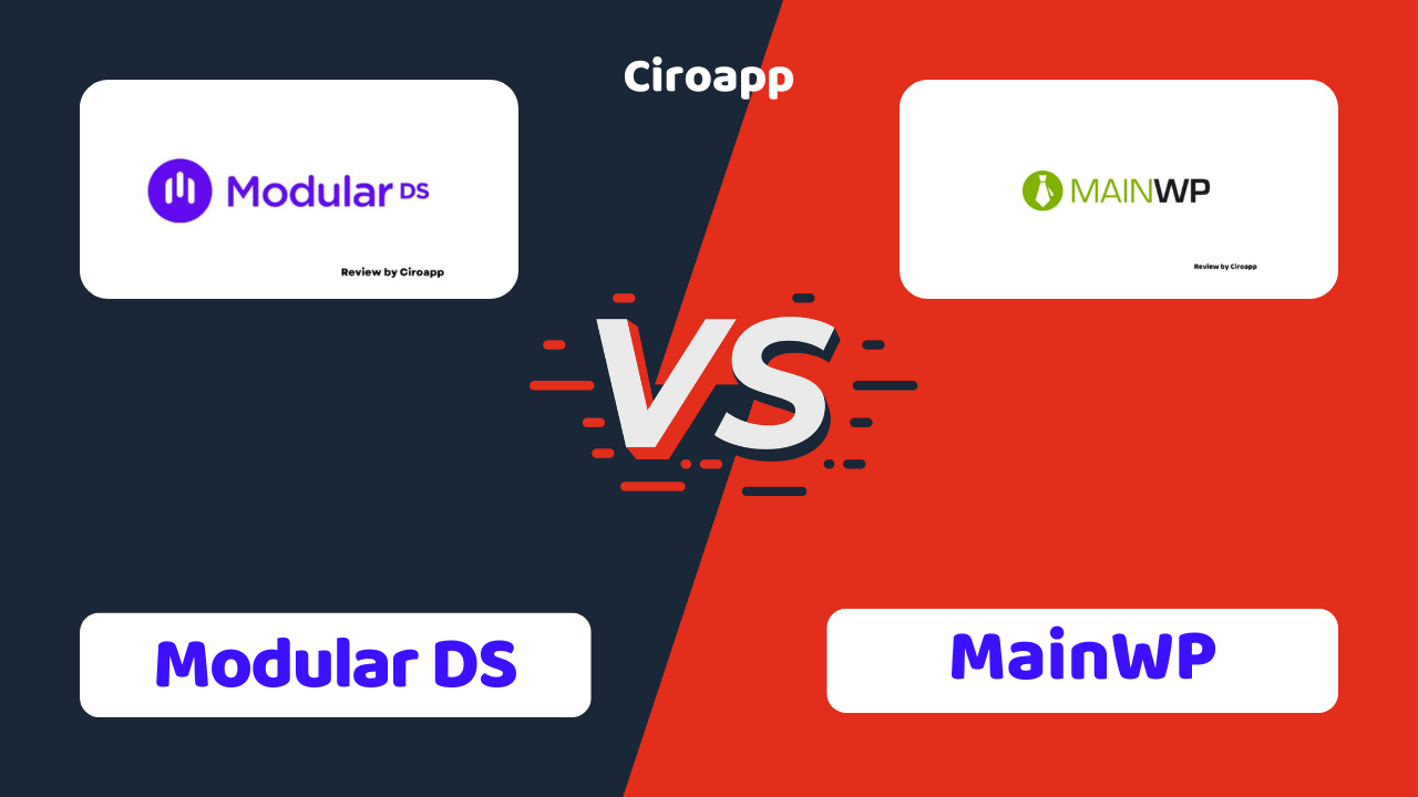 Modulární DS vs MainWP