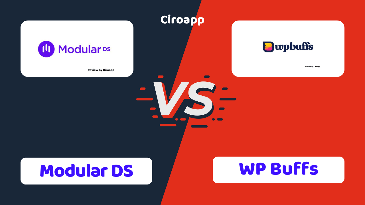 Buffs Modular DS vs WP