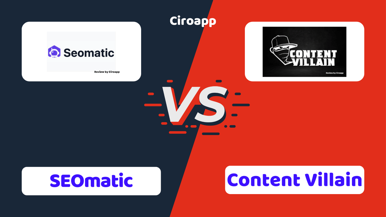 SEOmatic vs Content Villain