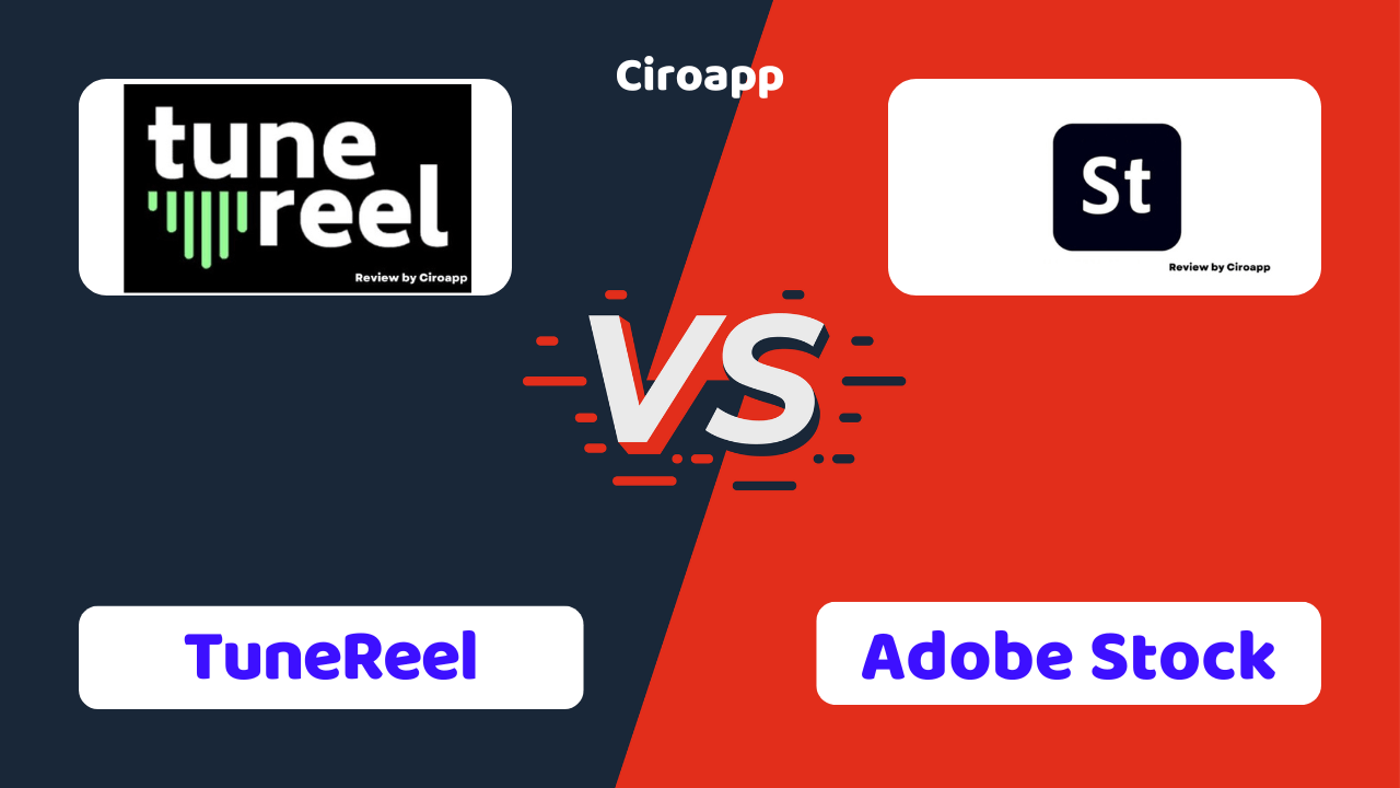 TuneReel vs Adobe Stock