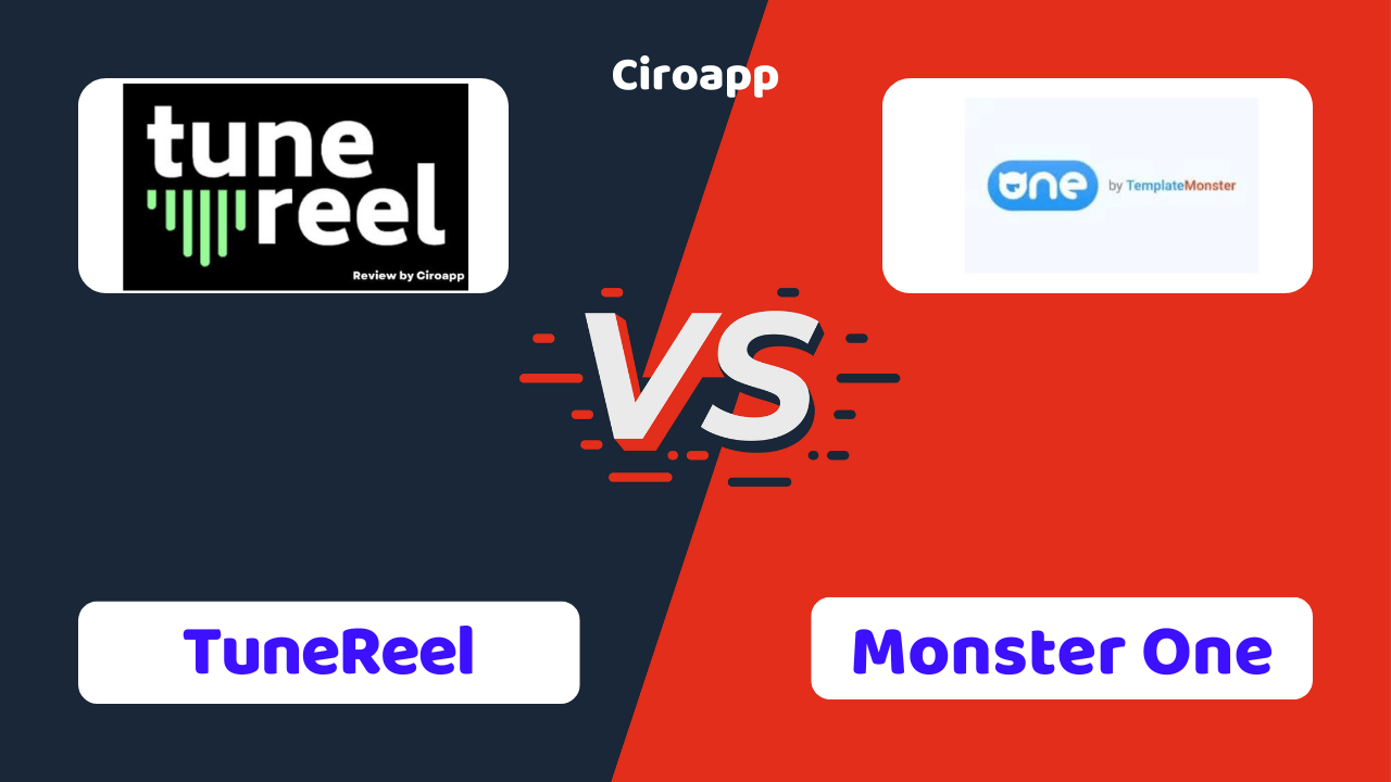 TuneReel vs Monster One