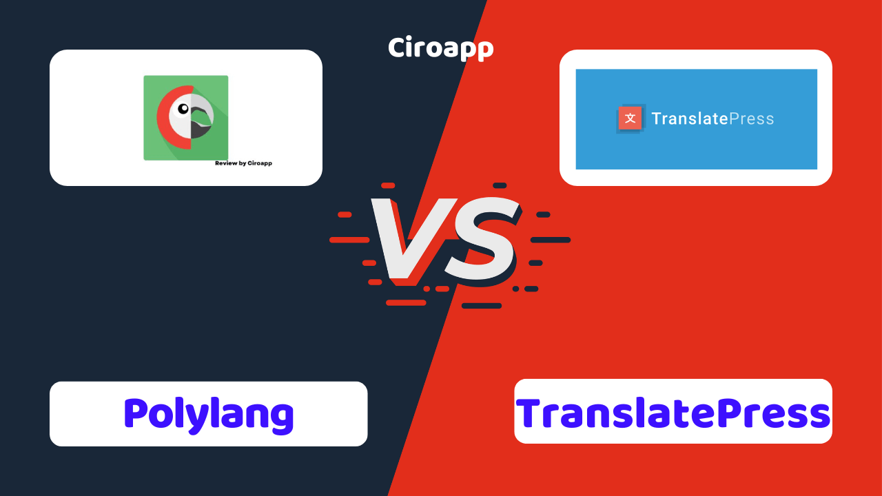 Polylang vs TranslatePress