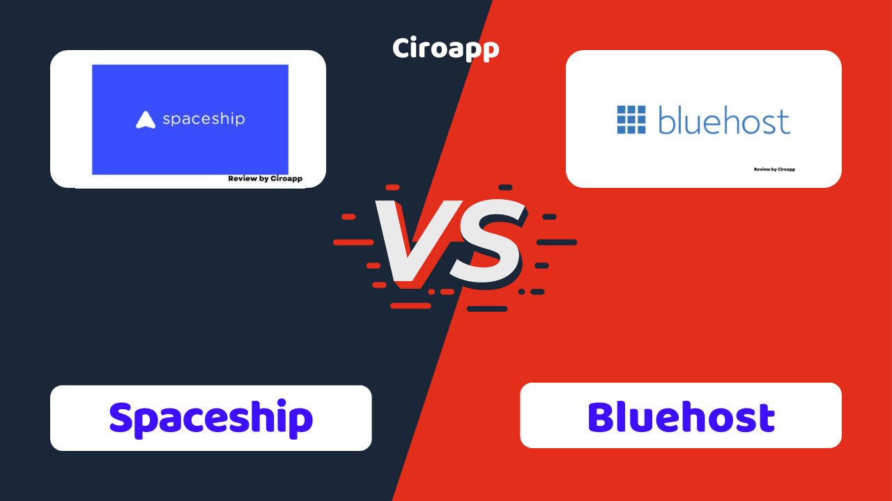 Spaceship vs Bluehost