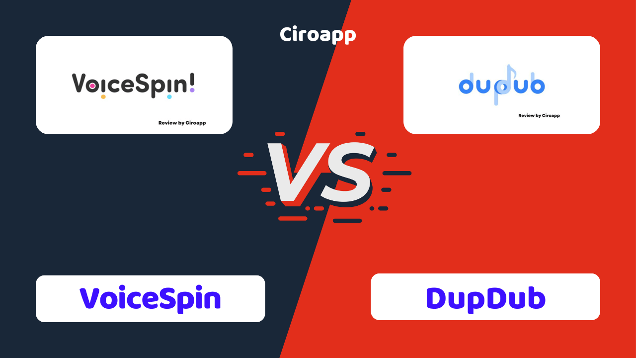 VoiceSpin vs DupDub