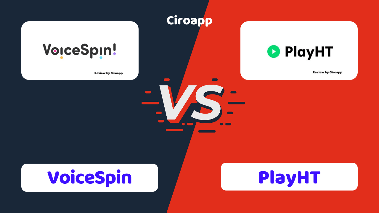 VoiceSpin vs 플레이HT